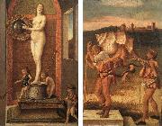 BELLINI, Giovanni Four Allegories: Prudence and Falsehood china oil painting reproduction